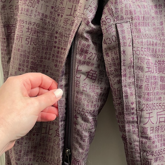 Burton Women’s DRYRIDE Snowboarding Snow Pants with Purple Graphic Design Size M - Picture 7 of 14